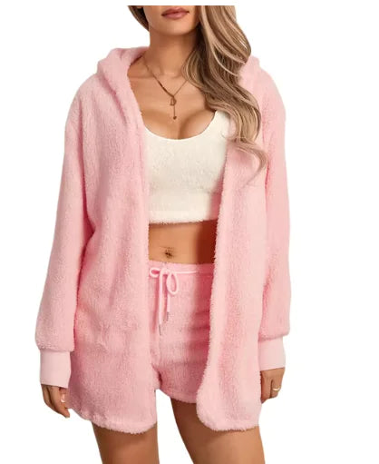 Women's Cozy Plush Loungewear Set