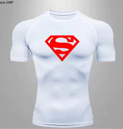 Men's Quick Dry T Shirt Compression Gym