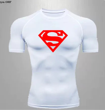 Men's Quick Dry T Shirt Compression Gym