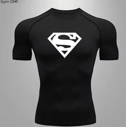 Men's Quick Dry T Shirt Compression Gym