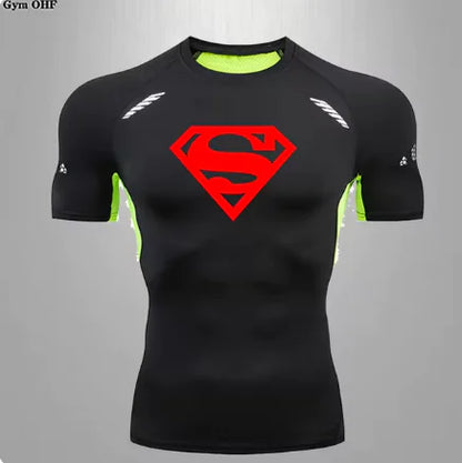 Men's Quick Dry T Shirt Compression Gym