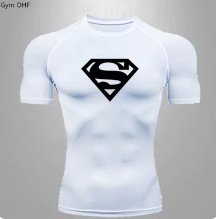 Men's Quick Dry T Shirt Compression Gym