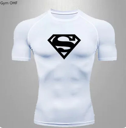 Men's Quick Dry T Shirt Compression Gym