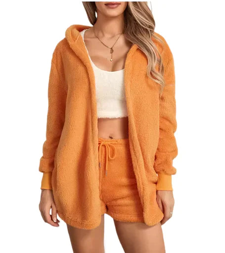 Women's Cozy Plush Loungewear Set