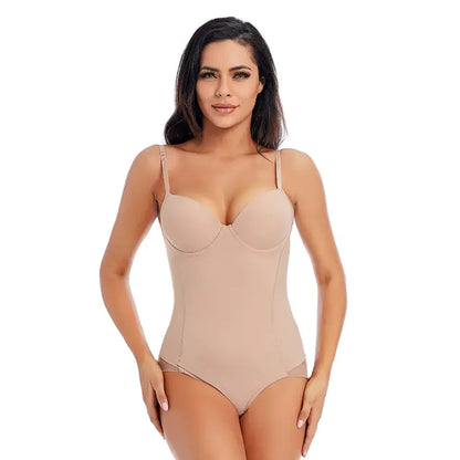 Low-Back Bodysuit With Cup Compression