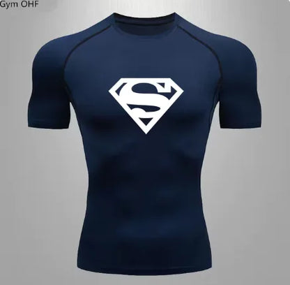 Men's Quick Dry T Shirt Compression Gym