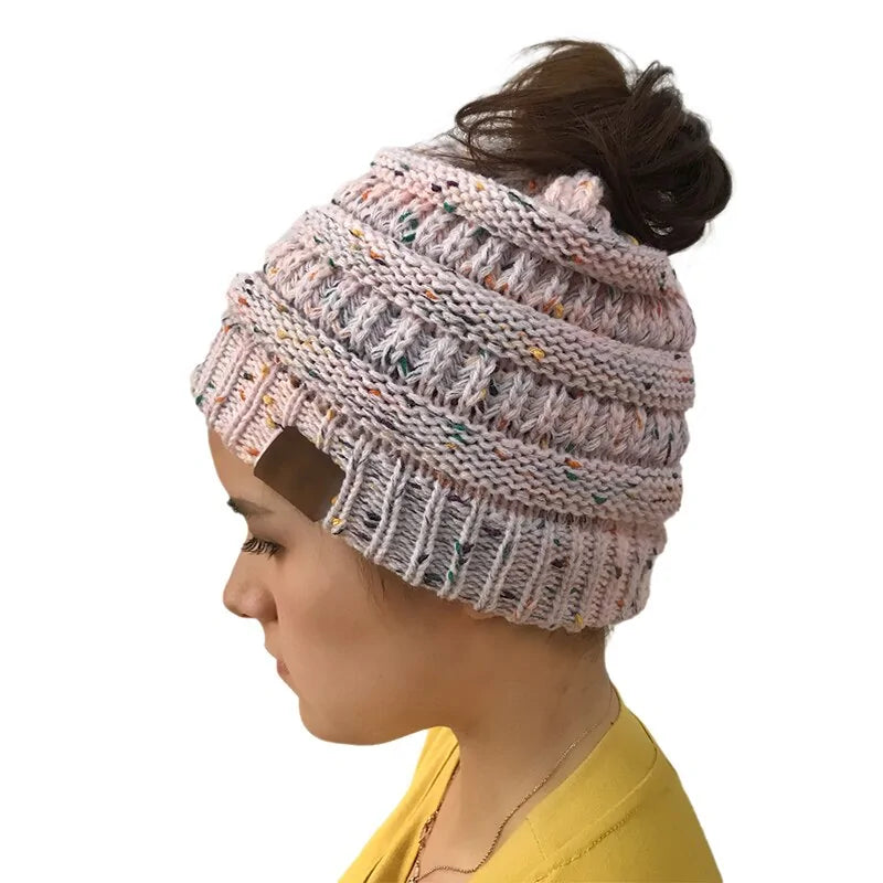 Warm Ponytail Beanie