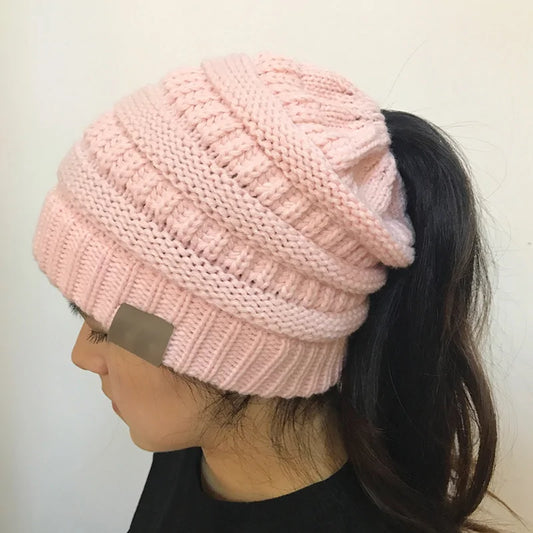 Warm Ponytail Beanie