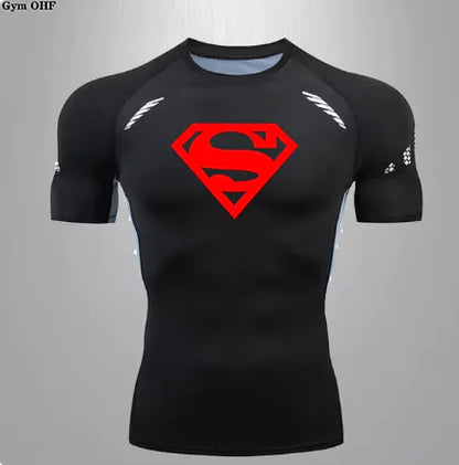 Men's Quick Dry T Shirt Compression Gym