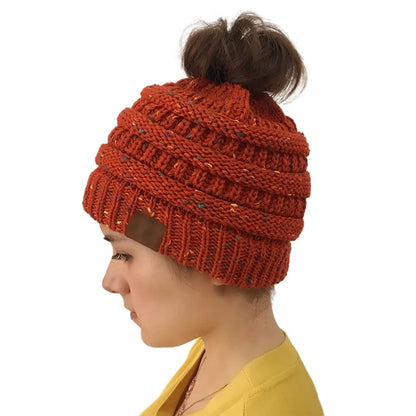 Warm Ponytail Beanie