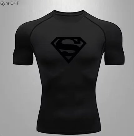 Men's Quick Dry T Shirt Compression Gym